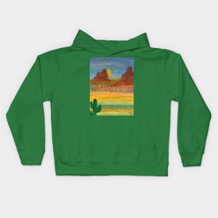 Desert Landscape III Kids Hoodie